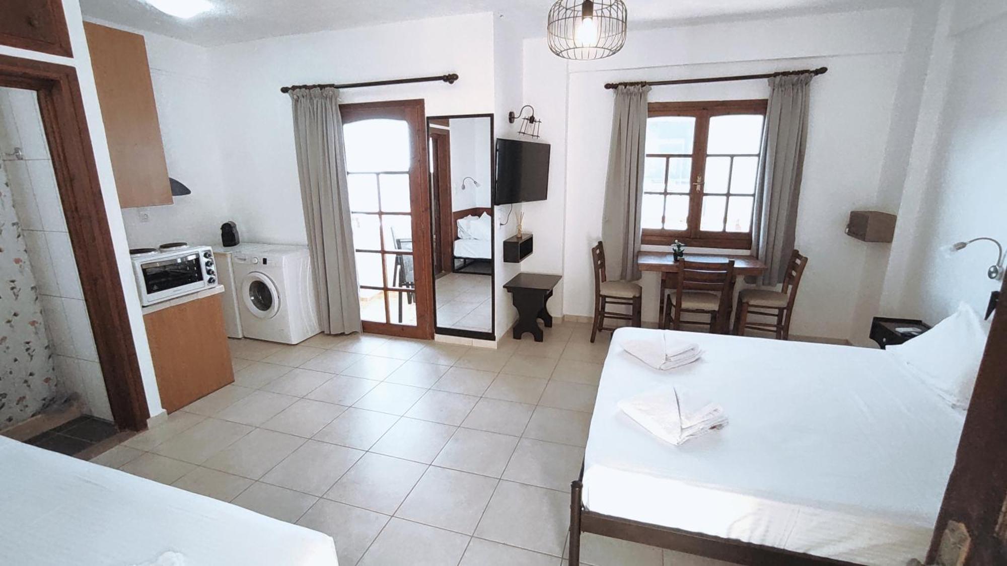 Dedalos N3 Sea View Apartment-30 Metres From The Beach Stalís Ngoại thất bức ảnh